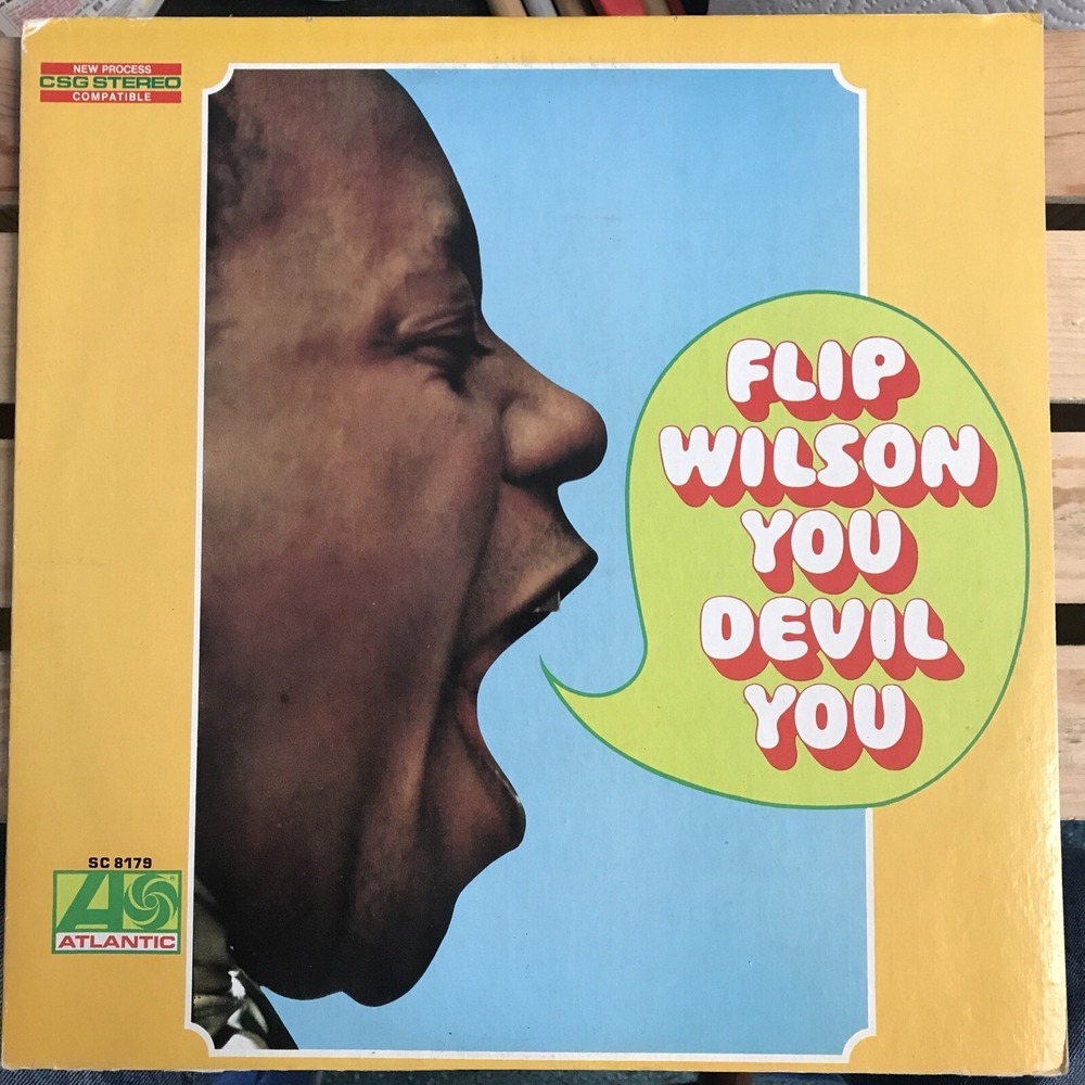 Flip Wilson You Devil You Vinyl LP 1968 Atlantic SD 8179 Comedy Stand Up